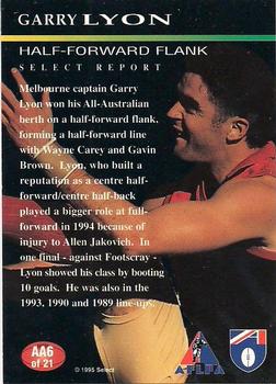 1995 Select AFL - All-Australian Team #AA6 Garry Lyon Back